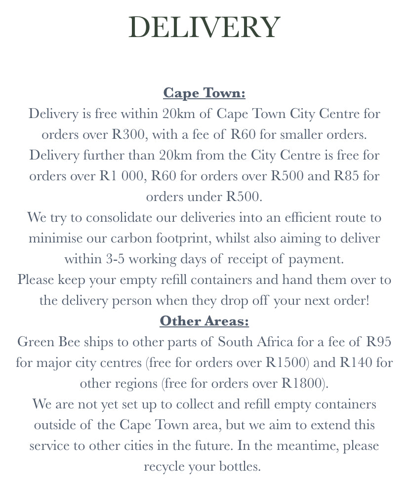 Shipping - Greater than 20km from Cape Town